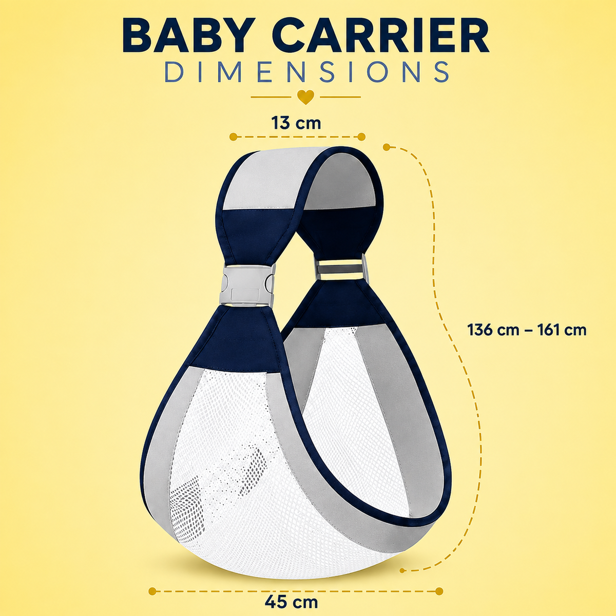 CloudCarry™ | Pain-Free Baby Sling Carrier